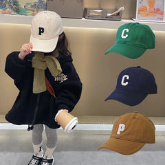Casquette de Baseball pour enfants, chapeaux pour filles et garçons, réglables 50-54cm, protection solaire pour bébé, Hip Hop, lettre brodée, casquettes décontractées pour enfants, nouvelle collection