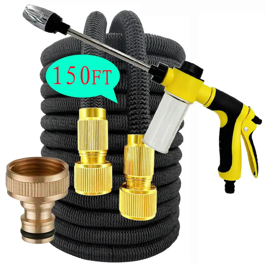 2025 Expandable Magic Hose, High Pressure Car Wash, 7 Water Spray Functions, Water Gun, Home Garden Hose