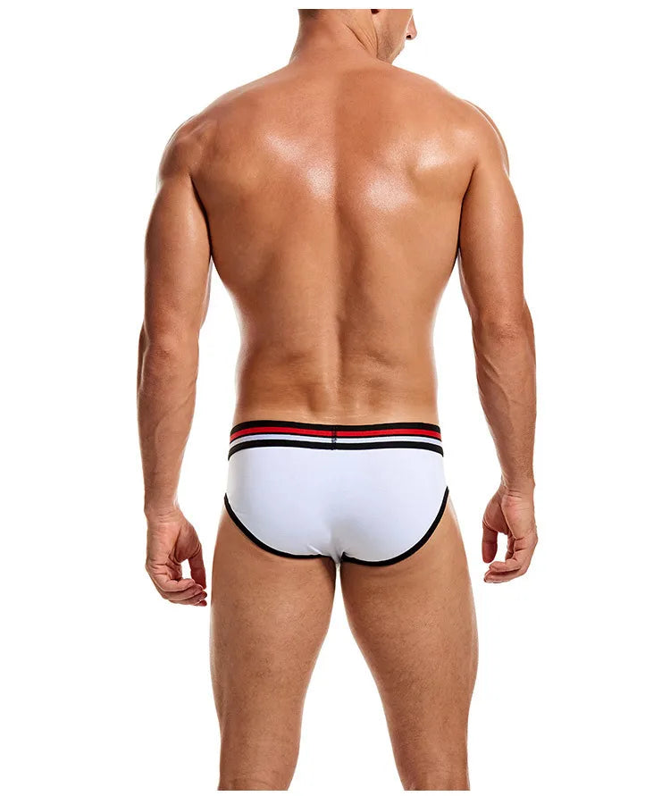 Ensemble 2 pièces - slips de sous-vêtements pour hommes en coton respirant jeunesse taille moyenne sous-vêtements pour hommes de grande taille slips d'été