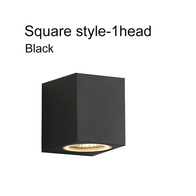 Applique Murale LED à Double Tête Imperméable Conforme à la Norme IP65, Éclairage d'Extérieur, 5/10W