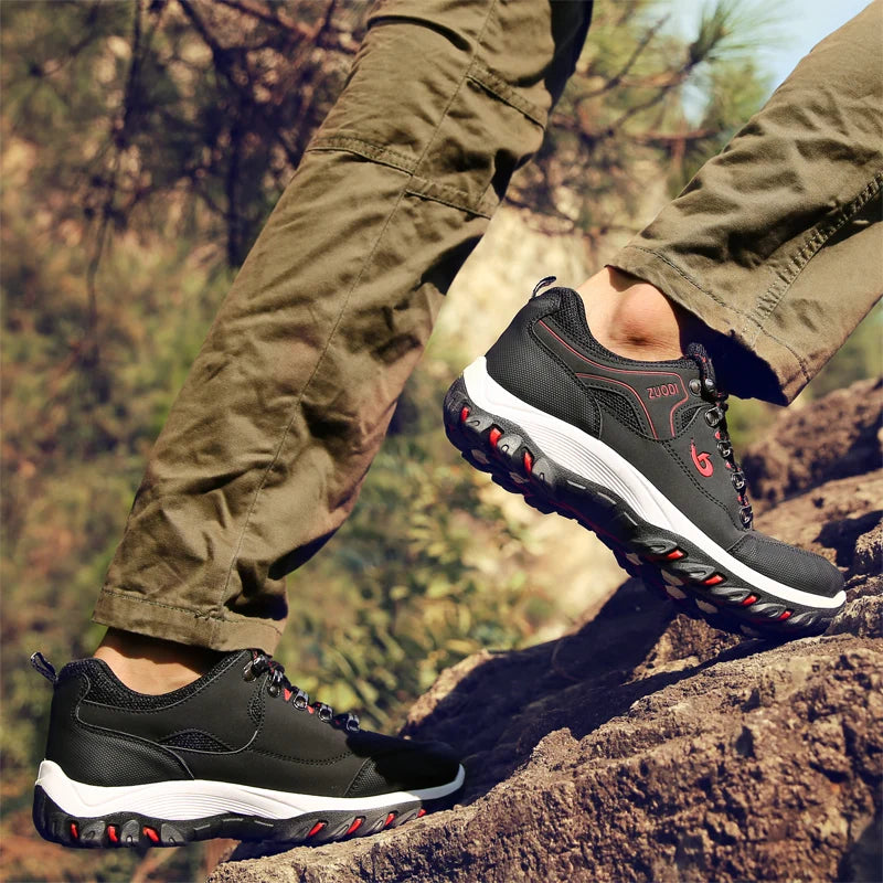 Men's leather shoes, casual men's shoes, sneakers for spring, autumn, winter, men's tennis shoes, lightweight walking shoes
