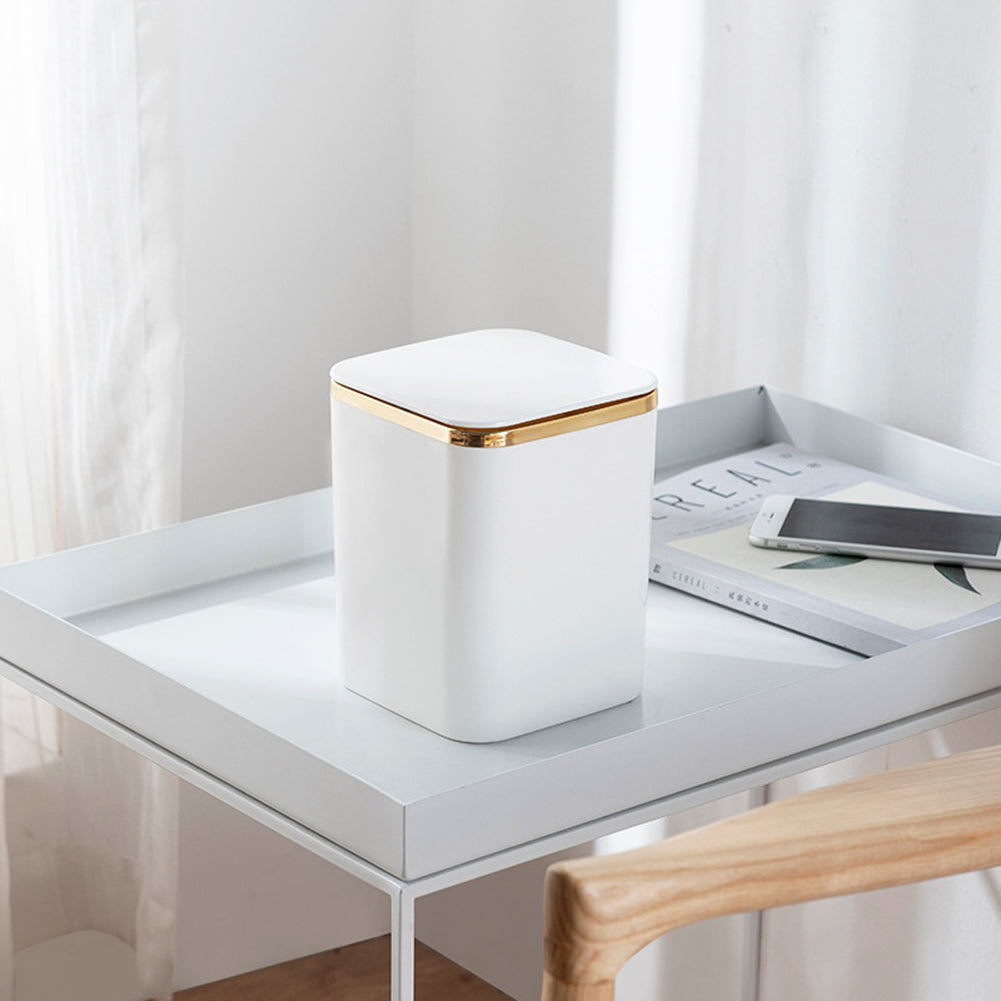 Mini petites poubelles de bureau, corbeille à ordures, table à la maison, poubelle en plastique, fournitures de bureau, poubelles, boîte SunOfficial Barrel