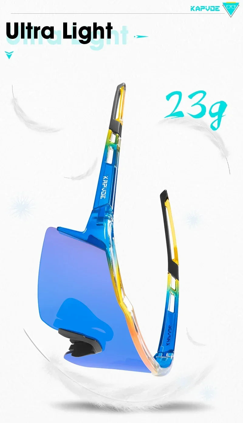 Kapvoe enfants cyclisme lunettes de soleil âgé 8-15 Baseball course enfants lunettes UV400 sport équitation vélo lunettes