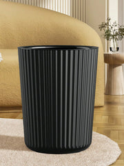 Poubelle ronde en plastique, conteneur poubelle pour salle de bains, cuisine, chambre à coucher, maison, bureau, dortoir d'université