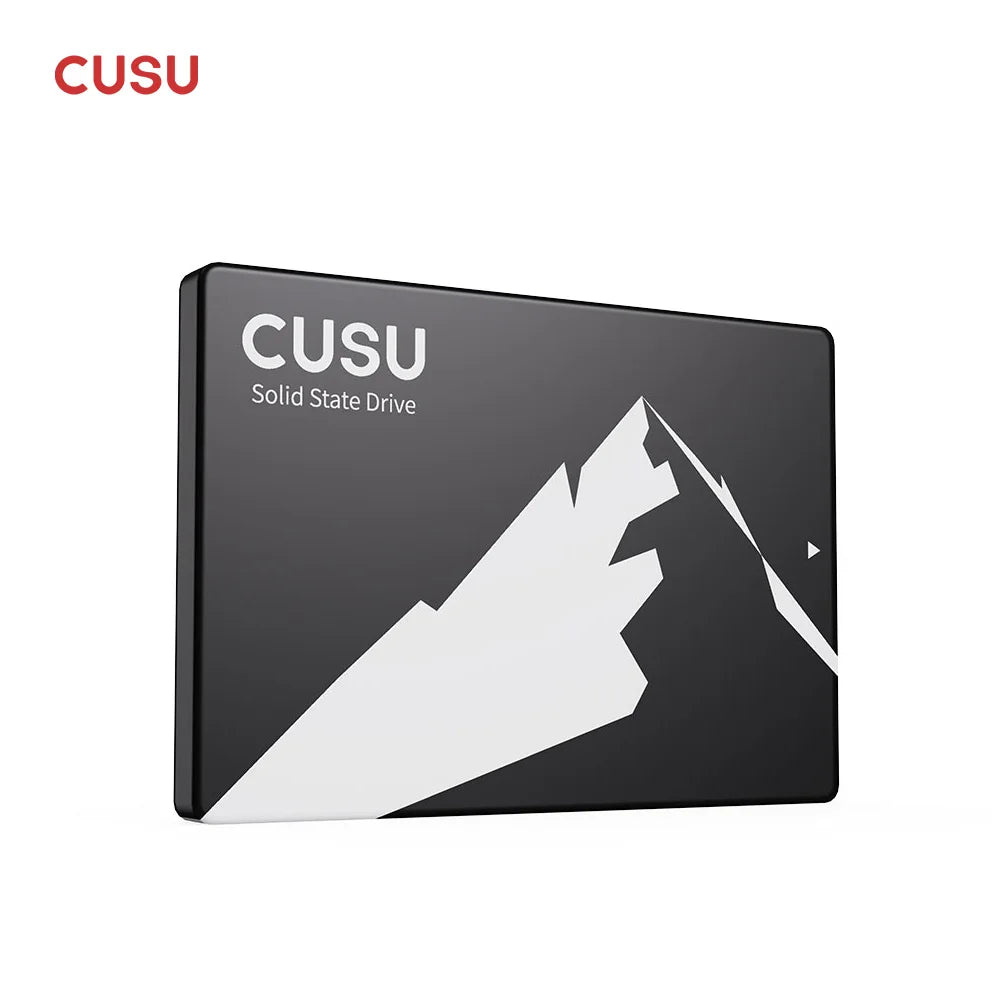 CUSU SSD Hard Drive, SATA 3, 128GB, 256GB, 512GB, 1TB, 2TB capacity, for laptop and desktop