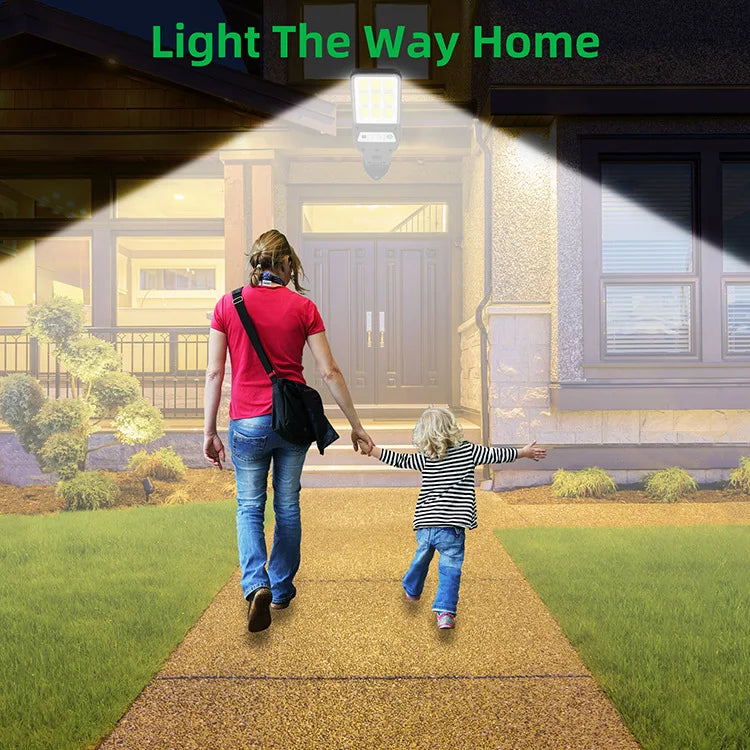 Puissant LED solaire extérieur LED cour applique murale 3 Modes corps humain Induction jardin terrasse porte de Garage éclairage public