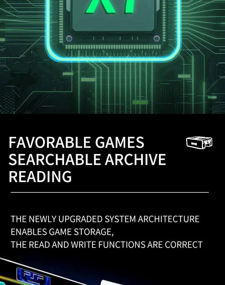 Coopreme Y7 Super TV Game Box HD sortie Joystick double contrôleur combat maison X7 Console de jeu PSP 10000 + de jeu