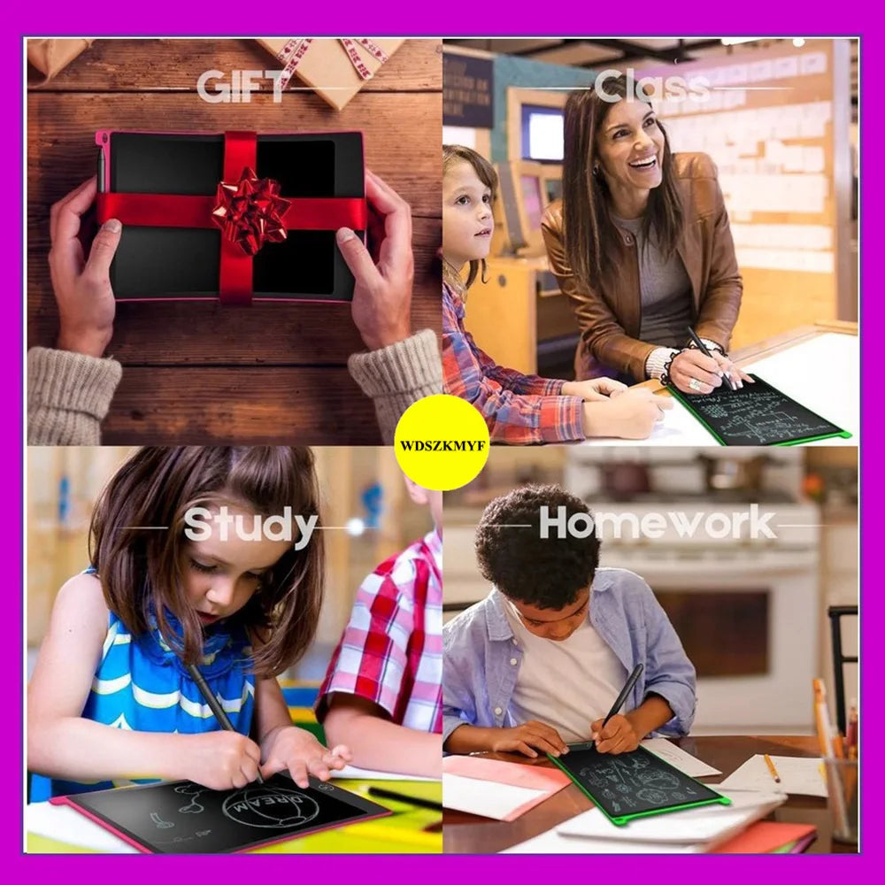 Planche à dessin électronique de 8.5 pouces, jouets pour enfants, écran LCD, tablette de dessin graphique numérique, bloc d'écriture électronique