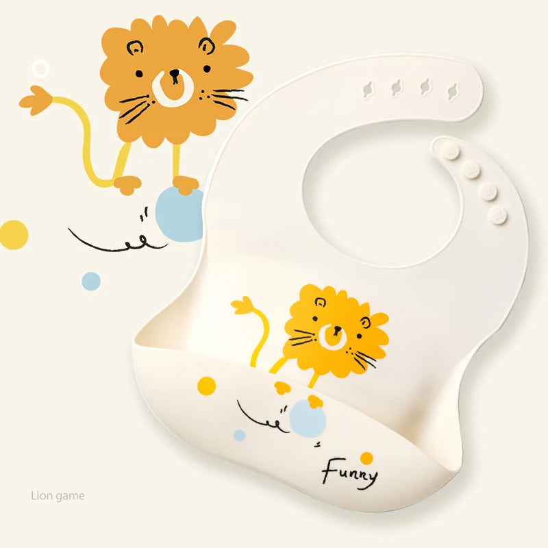 Bavoir imperméable en Silicone souple pour bébé, écharpe d'été, imprimé cerise mignon, bavoirs réglables, tissus à roter, tabliers d'alimentation pour bébé, manger pour enfants