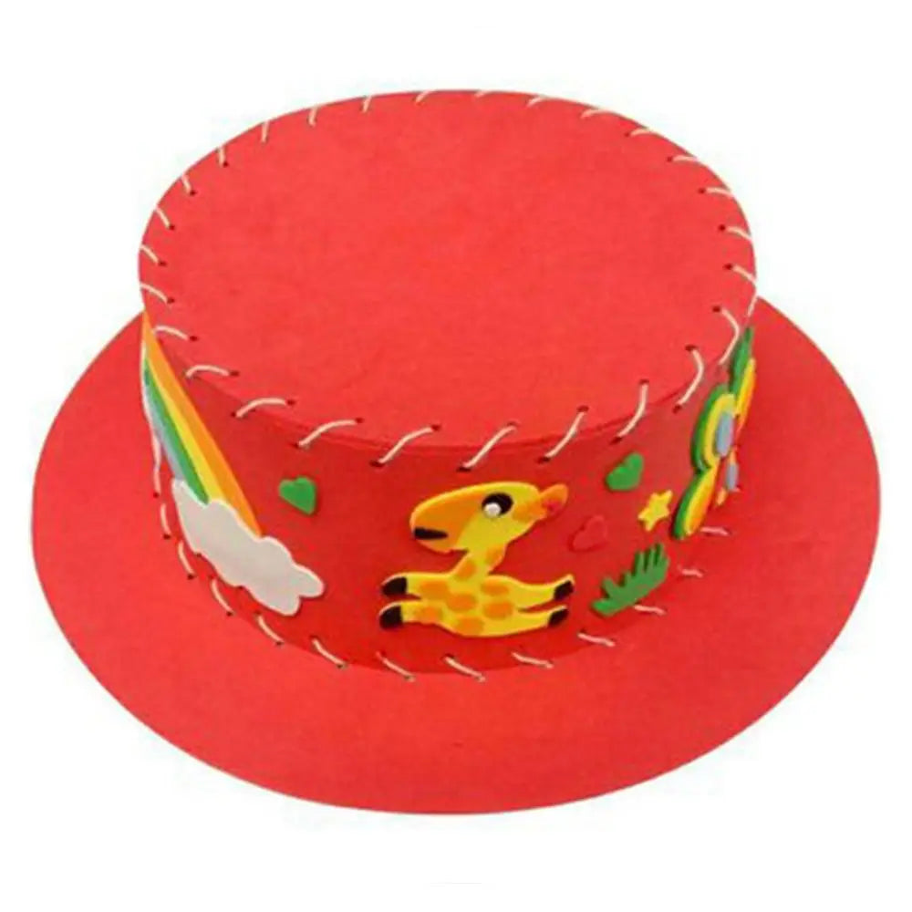 Olighat de couture fait à la main pour enfants, chapeau de dessin animé bricolage, casquette pour enfants, cadeau créatif pour tout-petits