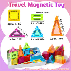 Construction de créateur de modèles de bricolage, ensemble de jouets de blocs de Construction magnétiques, jouets éducatifs Montessori pour blocs magnétiques, cadeaux pour enfants