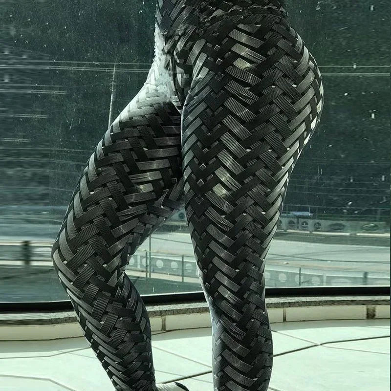 Leggings femmes Sexy Sport gymnastique entraînement imprimer taille haute pantalons de Yoga Fitness Joggings course entraînement Legging femmes vêtements