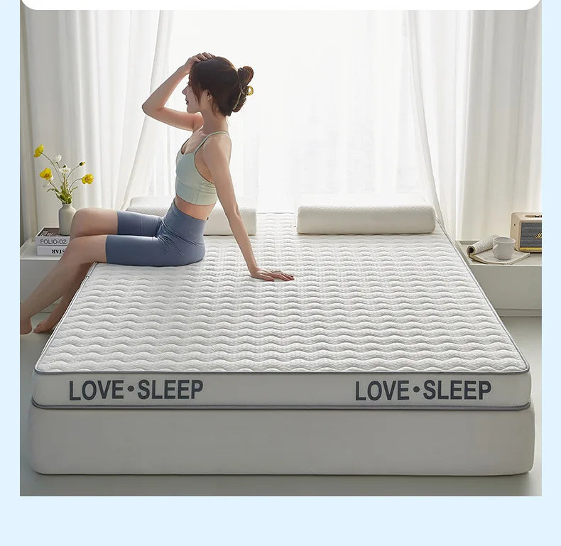 Matelas de lit Tatami pliable en Latex tricoté de qualité supérieure, pour dortoir d'étudiants, chambre à coucher, tapis de protection pour la maison