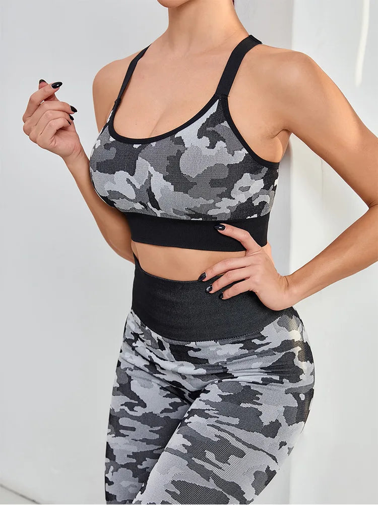 Solomon-Ensemble de yoga sans couture pour femme, pantalon de fitness, haut court, leggings, vêtements de fitness, costume de sport, 2025