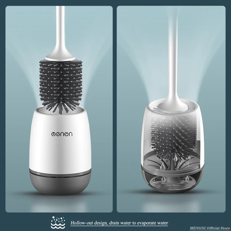 MENGNI-brosse de toilette en Silicone, brosse de nettoyage murale, baignoires et accessoires, outils de nettoyage, accessoires de salle de bains
