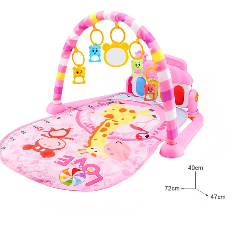 Tapis de jeu Musical pour bébé, support de gymnastique, tapis de jeu pour enfant, Puzzle, clavier de Piano, tapis de jeu pour bébé, tapis de jeu pour ramper, jouet pour bébé, cadeau