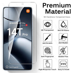 1-4 pièces verre HD pour Xiaomi 14T 14 T Pro 14TPro T14 5G 9H Film de protection d'écran en verre trempé sur Xaiomi Xiaomy Mi14T Mi 14 T 5G