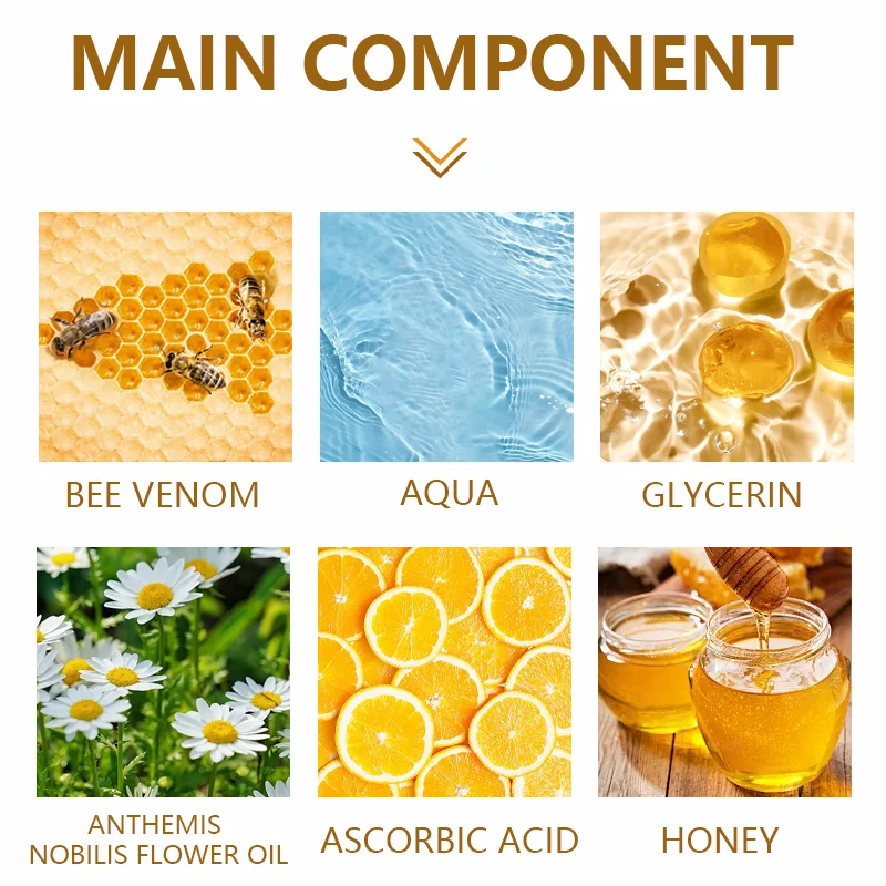 Vénin d'abeille camomille hydratant exfoliant cire pour les mains masque hydratant exfoliant nourrissant soin de la peau