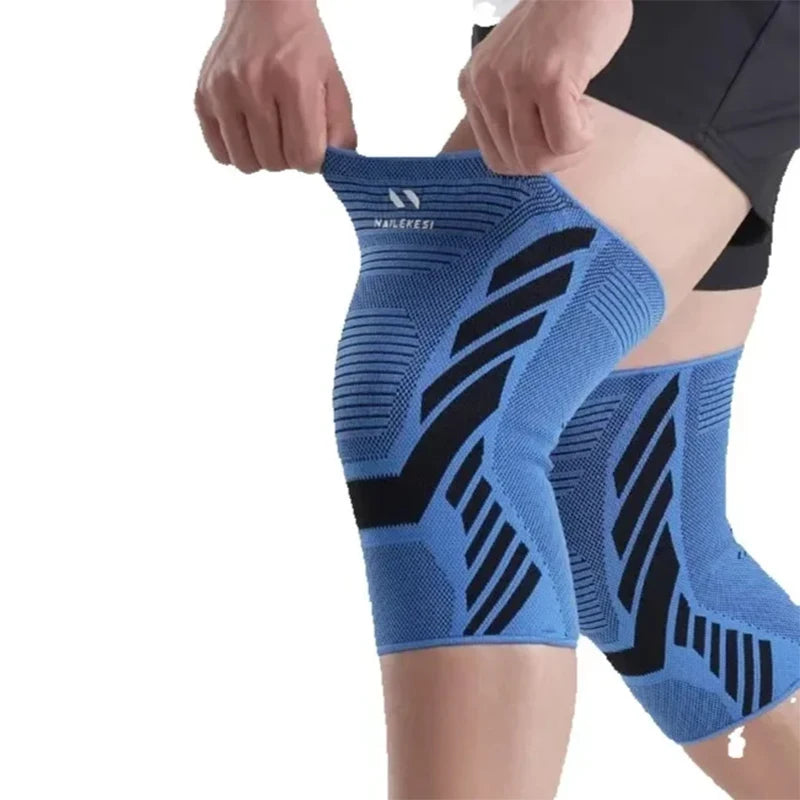 Men's slim summer sports, basketball, running, football, nylon, anti-slip protective gear, women's knee pads, autumn and winter