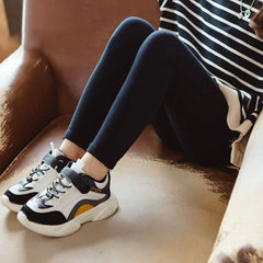 Enfants fille Leggings doux élastique coton enfants Leggings couleur unie filles pantalons maigres confortable portable enfants pantalons vêtements
