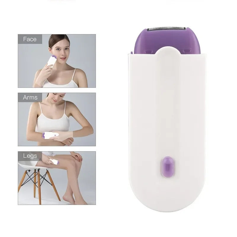 Épilateur électrique rasoir électrique rasoir Mini Rechargeable élimine épilation indolore épilateur Facial pour le corps du visage