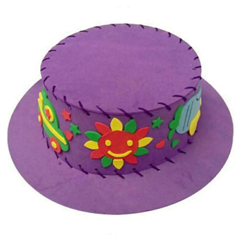 Olighat de couture fait à la main pour enfants, chapeau de dessin animé bricolage, casquette pour enfants, cadeau créatif pour tout-petits