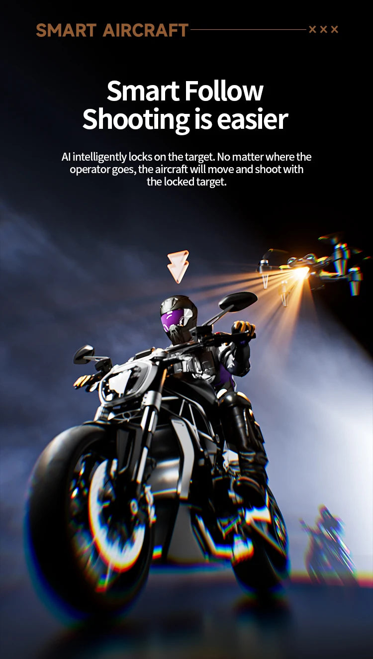Drone professionnel M5 8K avec trois caméras grand angle, évitement d'obstacles, GPS 5G, positionnement du flux optique, quadrirotor RC sans balais