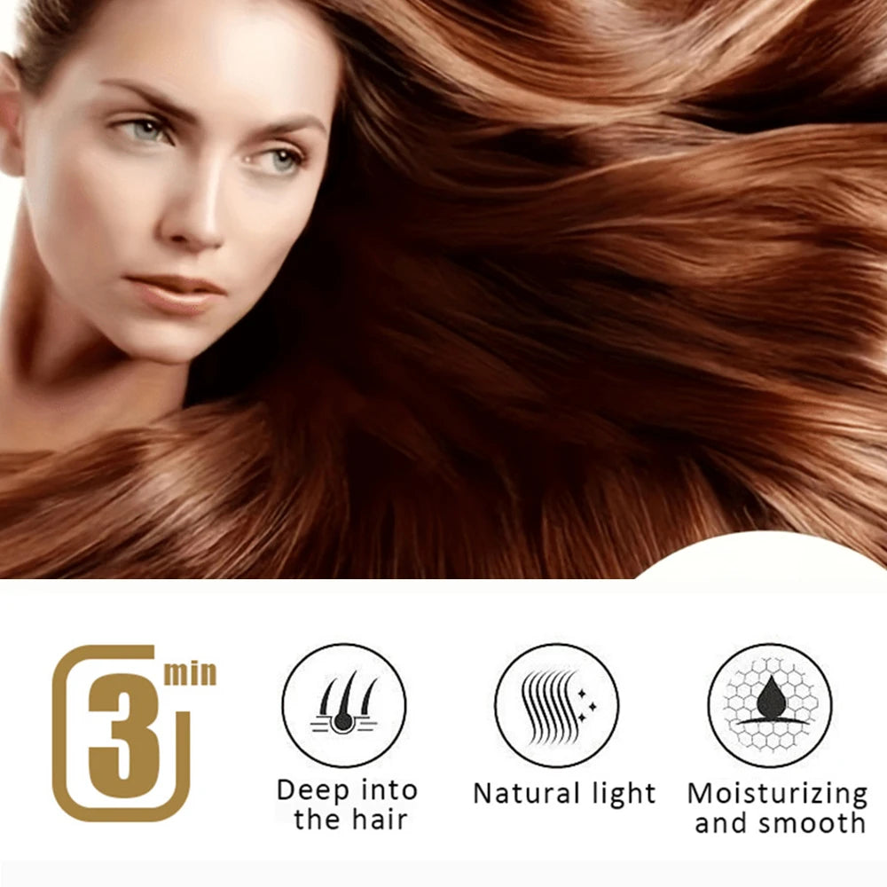 Le revitalisant capillaire au gingembre améliore la sécheresse et le ramification nourrit et renforce les racines des cheveux, hydrate les follicules pileux, unisexe