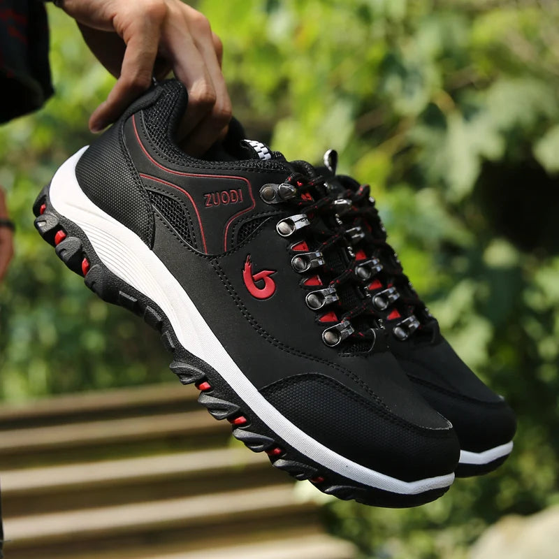 Men's leather shoes, casual men's shoes, sneakers for spring, autumn, winter, men's tennis shoes, lightweight walking shoes