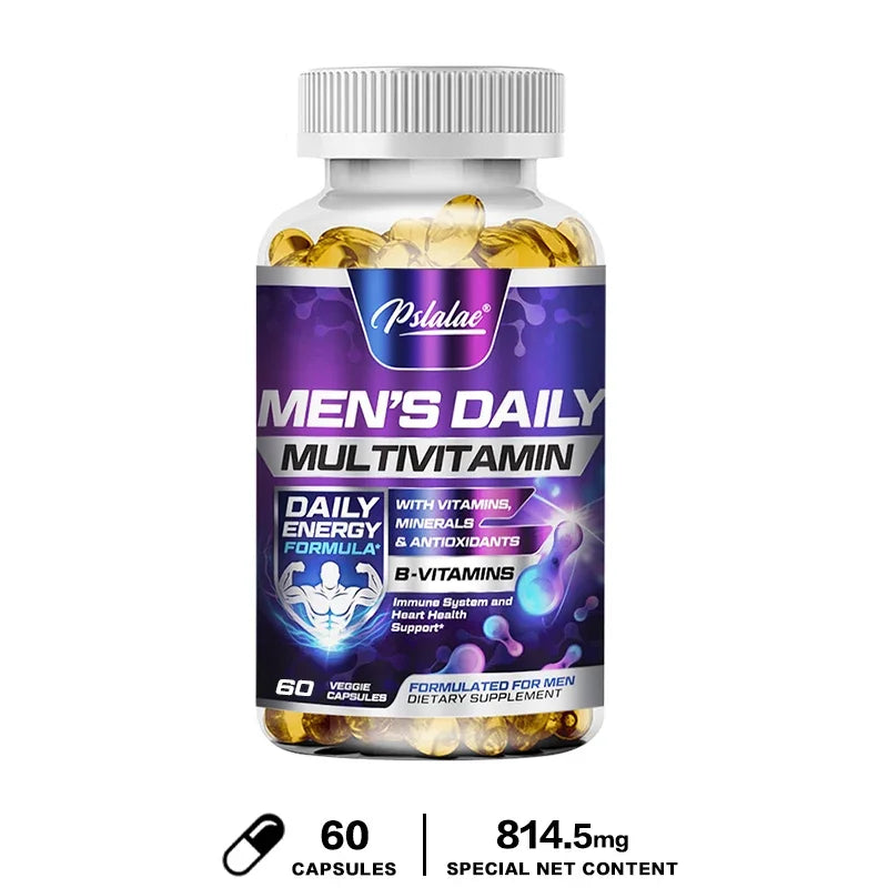 Supplément multivitaminique pour hommes – Améliore l'immunité, augmente l'énergie et l'endurance, favorise la santé globale