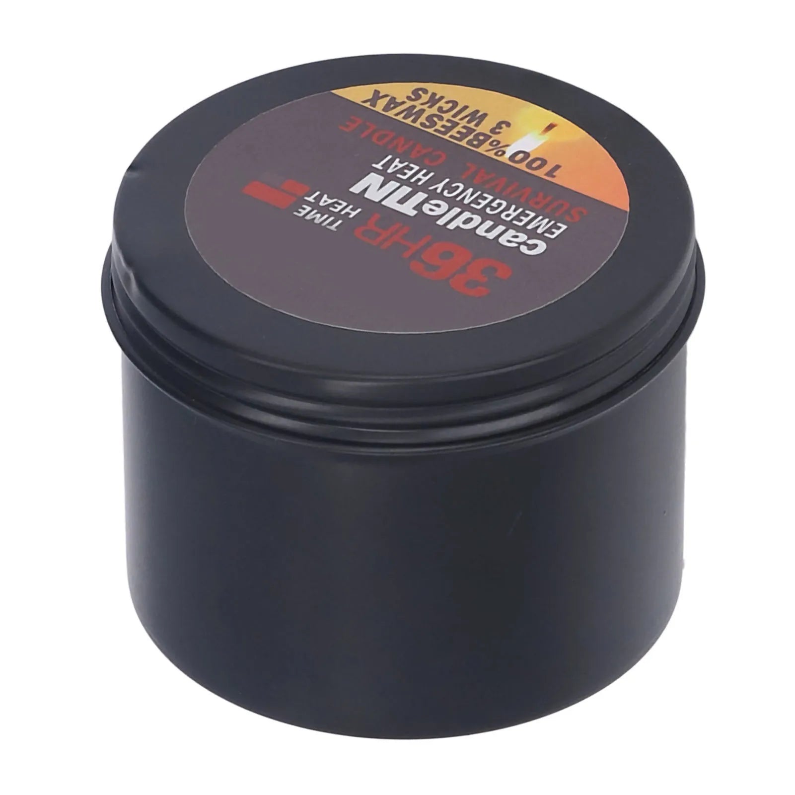Bougie de survie largement utilisée, ambiance romantique, naturelle, combustion de 36 heures, bougies longue durée, 3 mèches pour la maison, le Camping en plein air