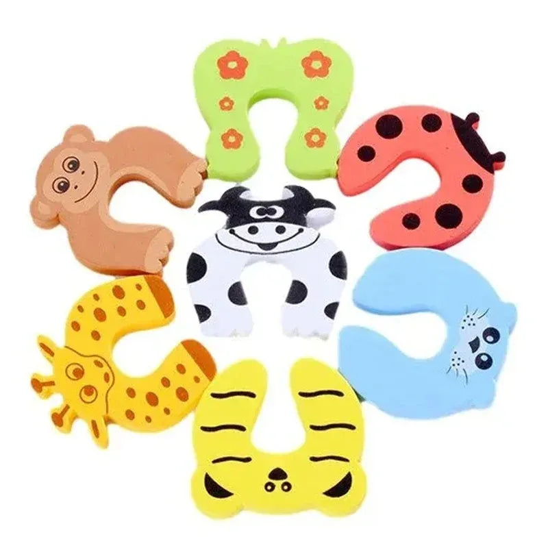 Baby Safety Door Stopper, 2/5 Pieces, Newborn Furniture Protector, Anti-Pinch, Cute Pet Care, Child Lock, Finger Guard
