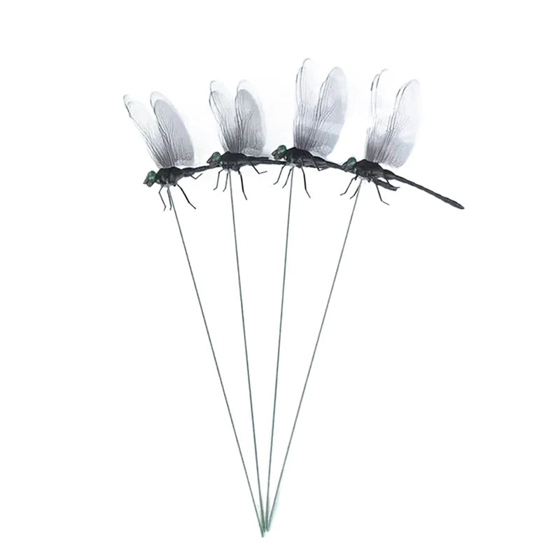 Outdoor Mosquito Repellent Simulation Stick, Dragonfly, Dragonfly Repellent Artifact, Dragonfly Stakes, Yard Plant, Lawn Decoration
