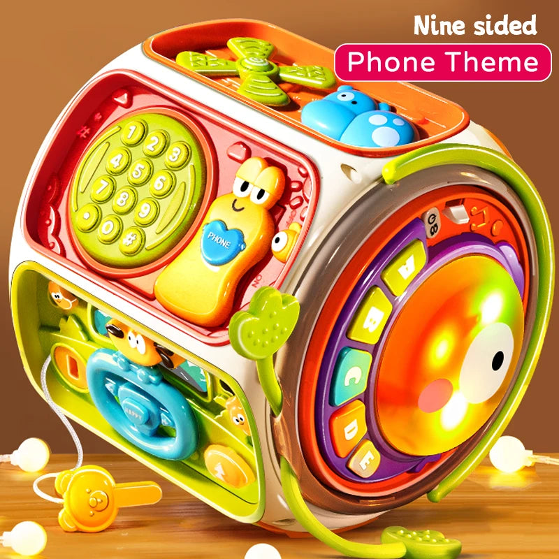Jouets sensoriels Montessori pour enfants, jeux de développement cognitif avec tri des couleurs et activités d'apprentissage des formes, cadeaux de 3 ans