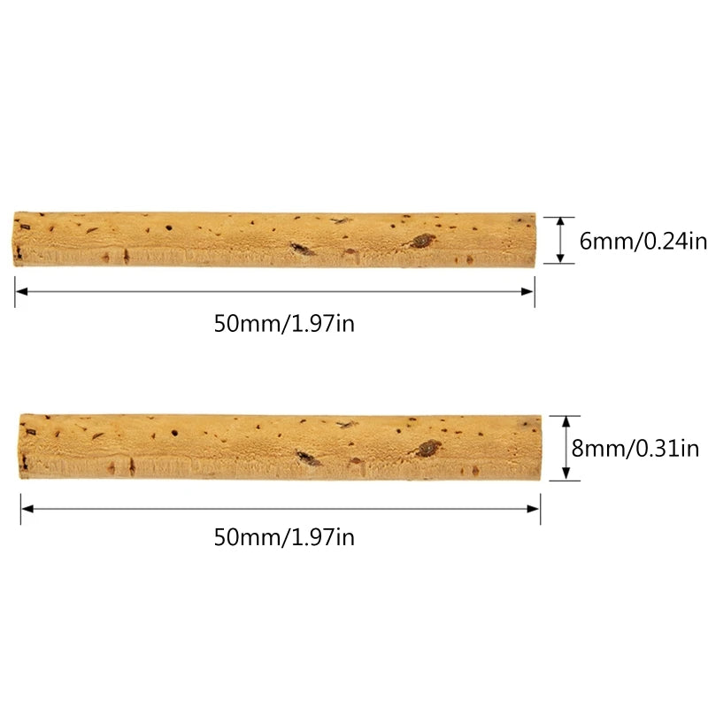 Bâtons flottants pour appâts à carpe, en bois liège, pour leurres granulaires, 10 pièces