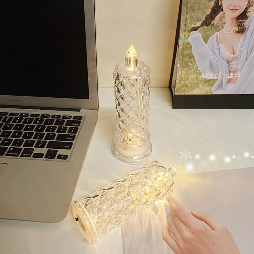 Bougie LED sans flamme avec batterie 62, lampe d'ambiance pour fêtes à la maison, mariages et décoration de la chambre, veilleuses