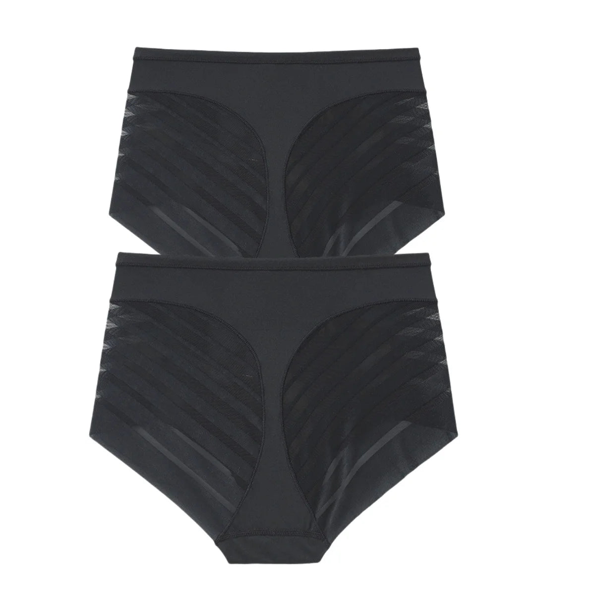 2 pièces/ensemble glace soie ventre contrôle culottes femmes taille haute Shapewear pantalon femme Sexy Lingerie sous-vêtements amincissants M-3XL slips