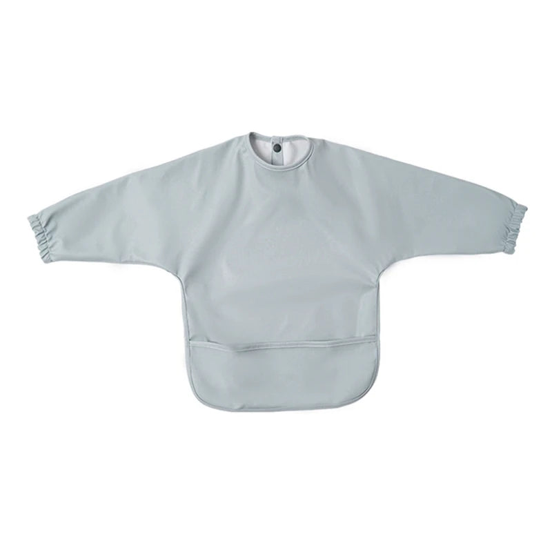 Bavoirs imperméables pour nouveau-né, bavoir blouse de peinture pour enfants à manches longues pour garçons et filles, tablier d'alimentation facile à nettoyer, articles pour bébé