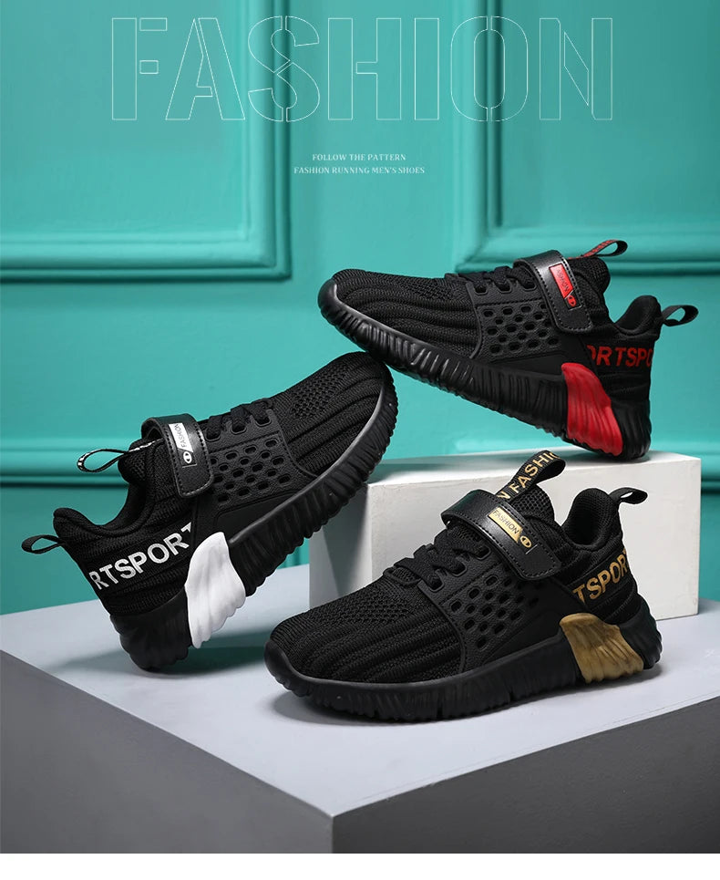 2024 enfants baskets garçons chaussures décontractées pour enfants baskets chaussures maille anti-dérapant mode Tenis Infantil Menino printemps