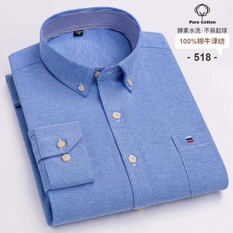2024 mode hommes travail affaires marque Chemise hommes Plaid coton tenue décontractée chemises coupe ajustée à manches longues boutonné Chemise Homme