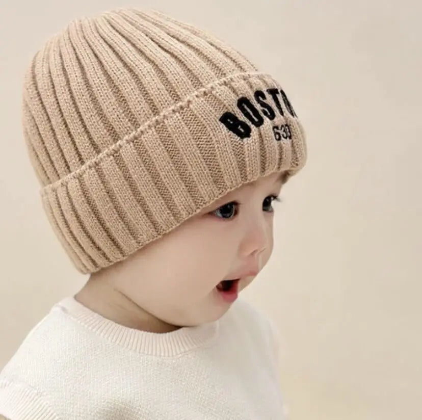 Chapeau de Protection en Laine pour Bébé, Épais et Chaud, Version Coréenne, Cadeau d'Hiver pour Enfant
