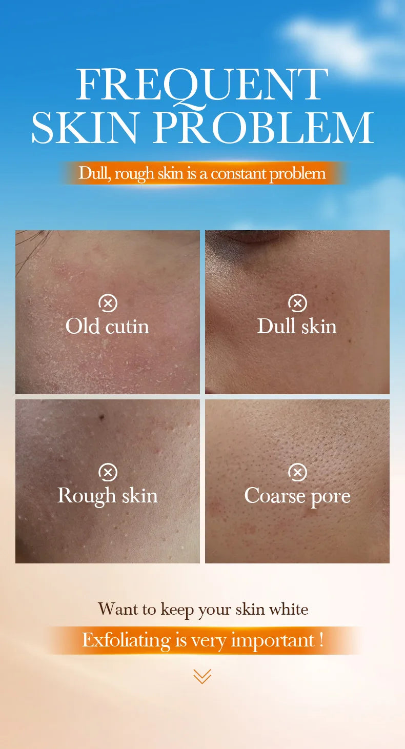 Revitalisez la peau acide de fruits Peeling Gel nettoyage du visage exfoliant Peeling gommage nettoyage en profondeur acné points noirs enlever visage nettoyant