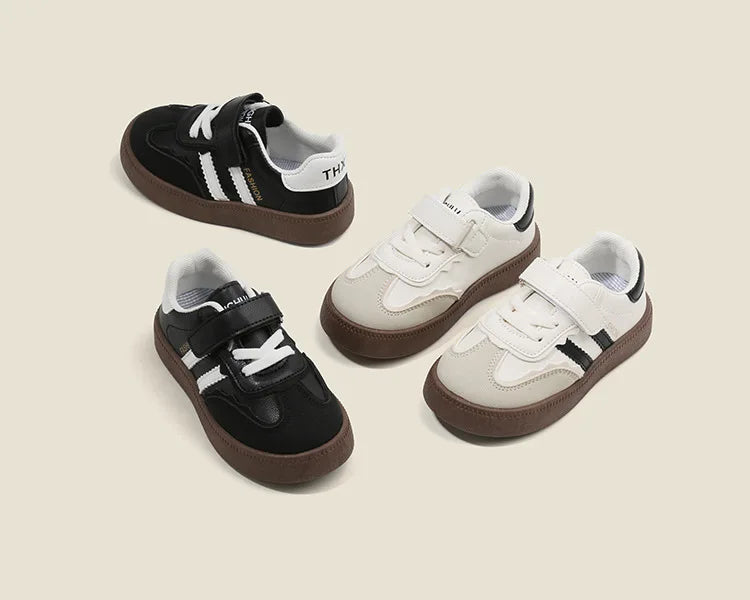 Chaussures de skate décontractées unisexes pour enfants, baskets blanches pour filles, chaussures en toile pour garçons, chaussures de sport pour enfants, nouvelle mode, printemps 2024