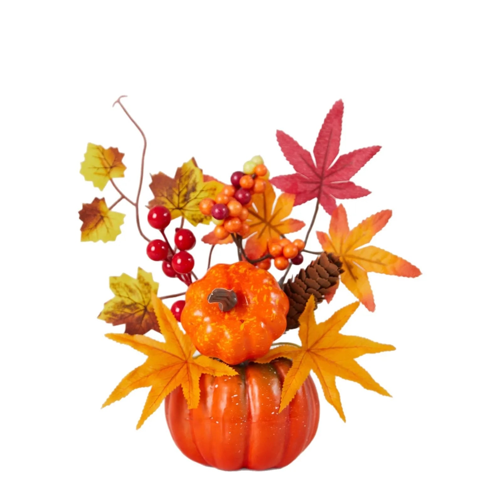 Décor de fête à thème d'automne, ornements de feuilles d'érable et de tournesol, Festival de récolte de bonsaï pour Thanksgiving, bricolage, joyeux Halloween, 2025