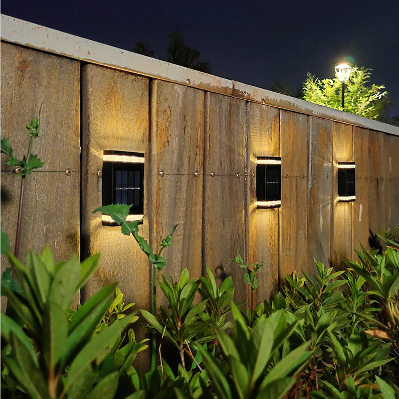 Lampe murale solaire extérieure étanche à énergie solaire éclairage haut/bas pour jardin cour décoration extérieure de la maison IP65 lumière de chemin solaire