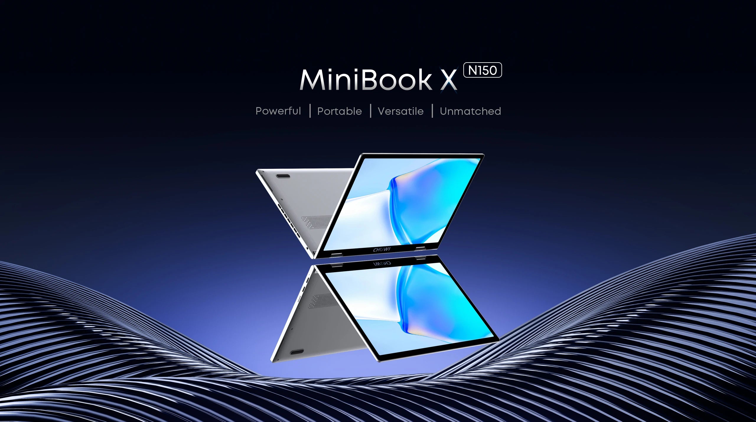 CHUWI MiniBook X N150 10.51-inch Laptop, 16GB/12GB RAM, 512GB SSD, 2-in-1 Yoga Mode, Intel Windows 11, 360° Foldable Design, WiFi 6