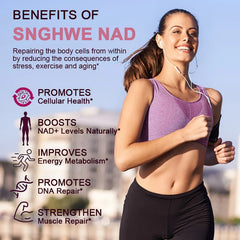 Anti - âge NAD + Supplément Capsules - Nicotinamide ribose substitut, énergie naturelle et santé cellulaire nad Supplément - anti - âge Booster cellulaire