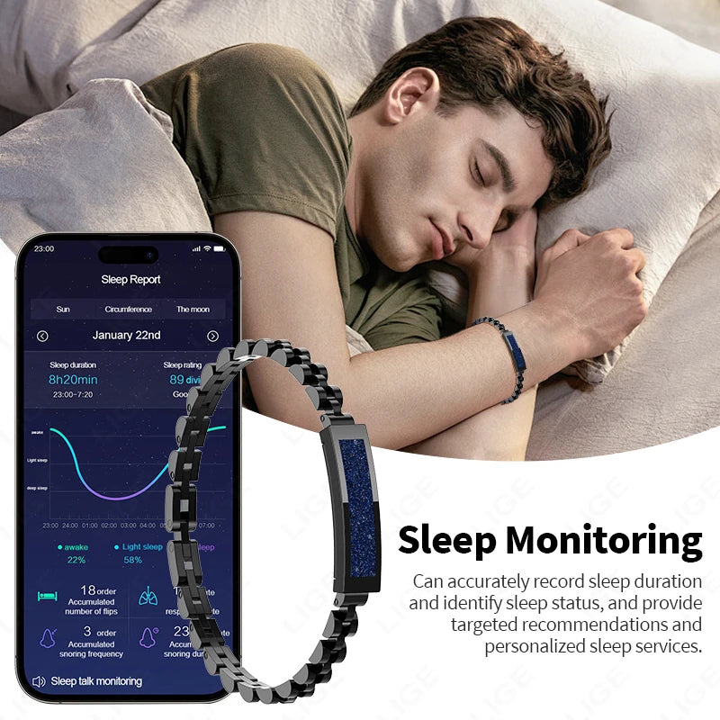 2025 nouvelle montre intelligente podomètre santé Bracelet intelligent femmes hommes sport Fitness étanche fréquence cardiaque surveillance du sommeil bracelets