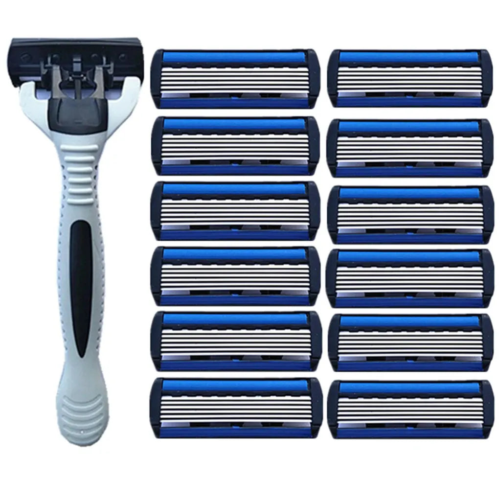 Mini rasoir électrique Double, Portable, sans fil, détachable, avec affichage numérique, pour barbe, charge de Type C, pour voyage