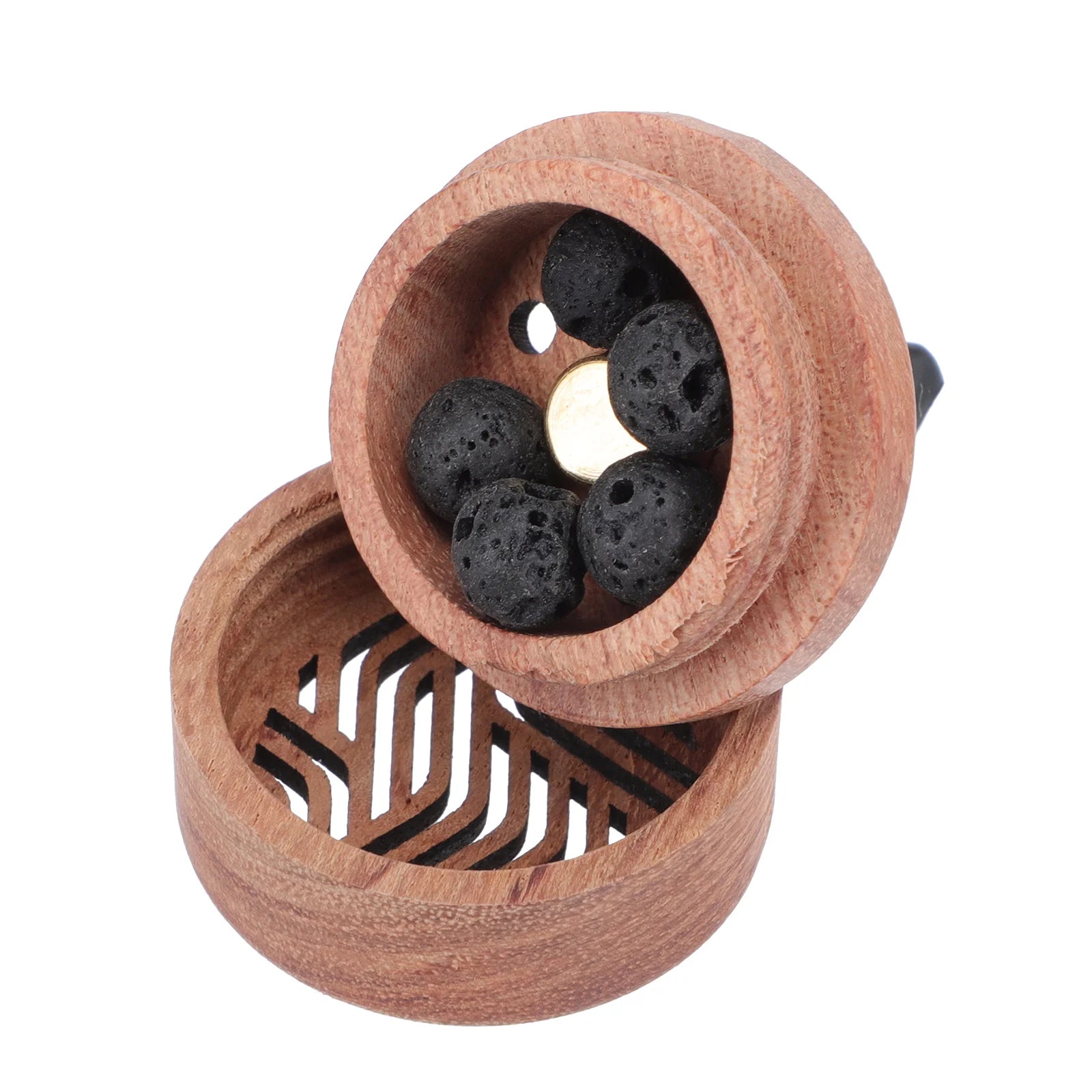 Diffuseur d'arôme huile essentielle diffuseur de voiture en bois sculpté diffuseur d'aromathérapie Clip de ventilation de voiture désodorisant de voiture rituels parfum